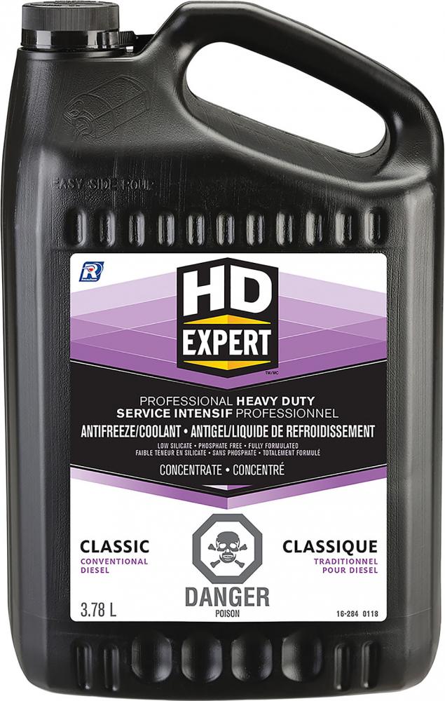 HD Expert - Concentrate Conventional Diesel Heavy Duty Antifreeze/Coolant, Classic, 3.78 L<span class=' ItemWarning' style='display:block;'>Item is usually in stock, but we&#39;ll be in touch if there&#39;s a problem<br /></span>