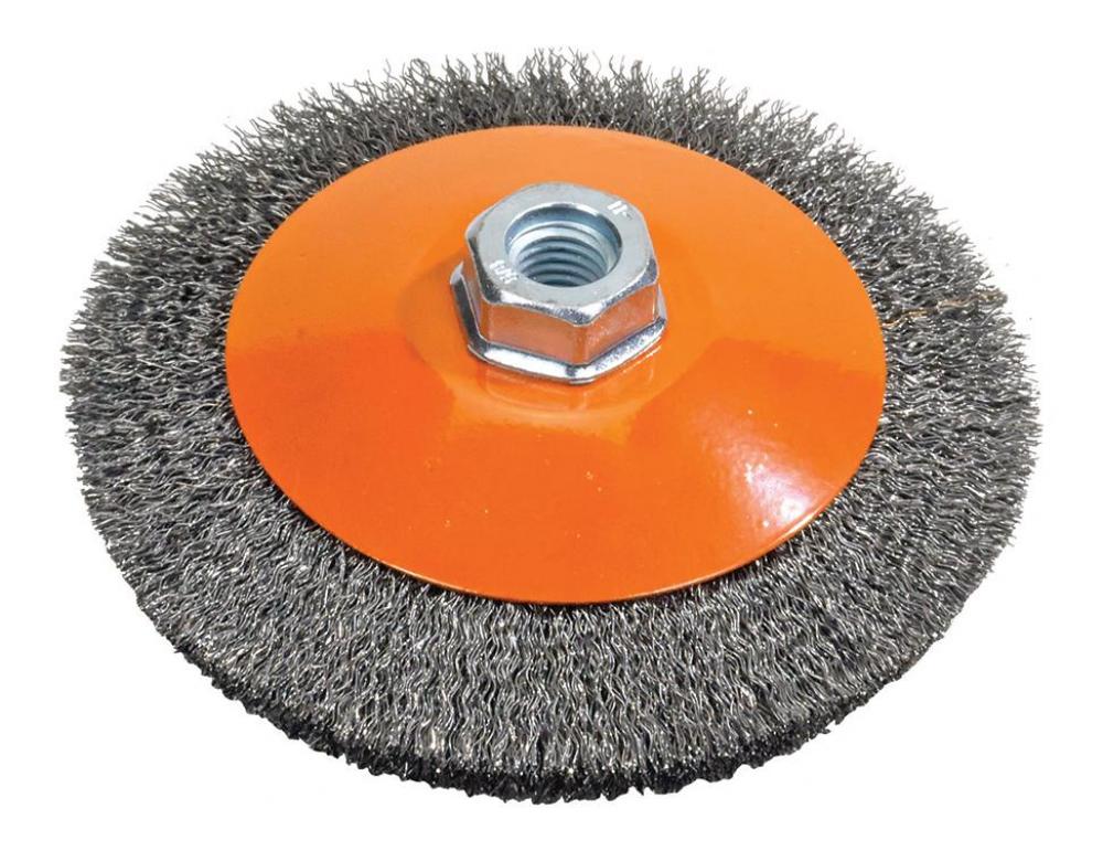 WALTER 5 X 5/8 CRIMPED SAUCER BRUSH<span class=' ItemWarning' style='display:block;'>Item is usually in stock, but we&#39;ll be in touch if there&#39;s a problem<br /></span>