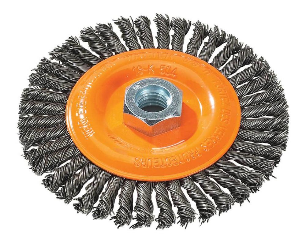 WALTER 5X1/4X5/8-11 KNOT BRUSH<span class=' ItemWarning' style='display:block;'>Item is usually in stock, but we&#39;ll be in touch if there&#39;s a problem<br /></span>