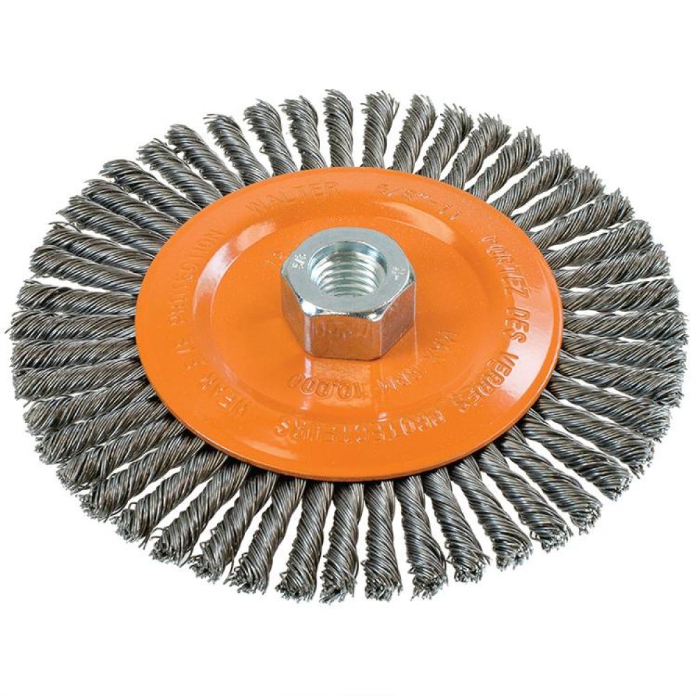 WALTER 6X1/4X5/8-11 KNOT BRUSH<span class=' ItemWarning' style='display:block;'>Item is usually in stock, but we&#39;ll be in touch if there&#39;s a problem<br /></span>