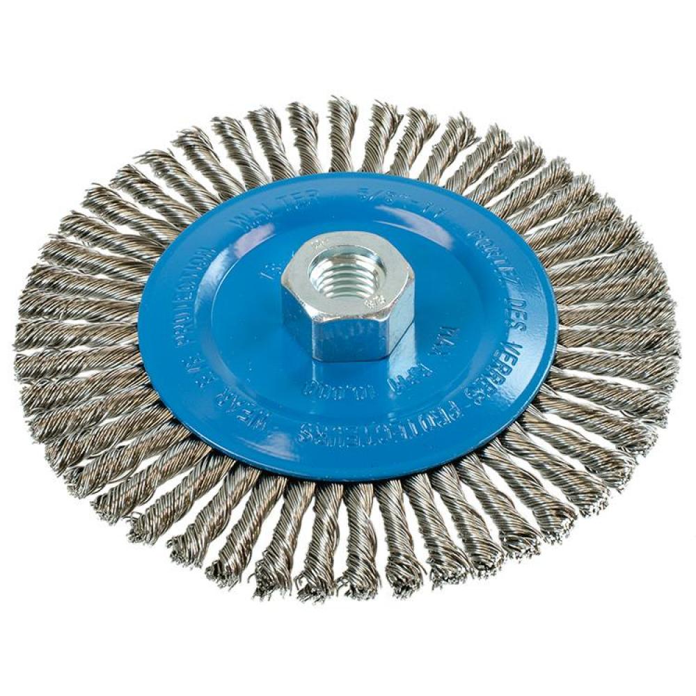 WALTER 6X1/4X5/8 ST ST KNOT BRUSH<span class=' ItemWarning' style='display:block;'>Item is usually in stock, but we&#39;ll be in touch if there&#39;s a problem<br /></span>