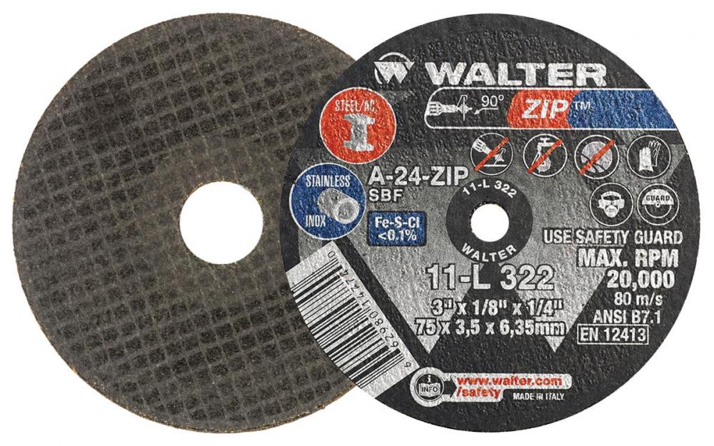 3X1/8X1/4 ZIP C/O WHEELS<span class=' ItemWarning' style='display:block;'>Item is usually in stock, but we&#39;ll be in touch if there&#39;s a problem<br /></span>