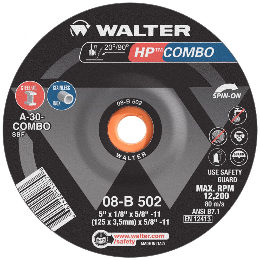 5X1/8 HP SPIN-ON COMBO WHEEL<span class=' ItemWarning' style='display:block;'>Item is usually in stock, but we&#39;ll be in touch if there&#39;s a problem<br /></span>