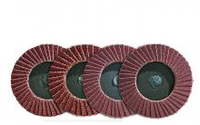 Walter Surface 04A258 - 2-1/2 in. Grit 80,  TWIST  Flap Discs