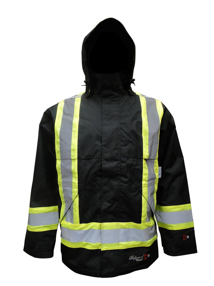 Viking Professional &#34;Insulated Journeyman 300D&#34; Trilobal Rip-stop FR Rain Jacket<span class=' ItemWarning' style='display:block;'>Item is usually in stock, but we&#39;ll be in touch if there&#39;s a problem<br /></span>