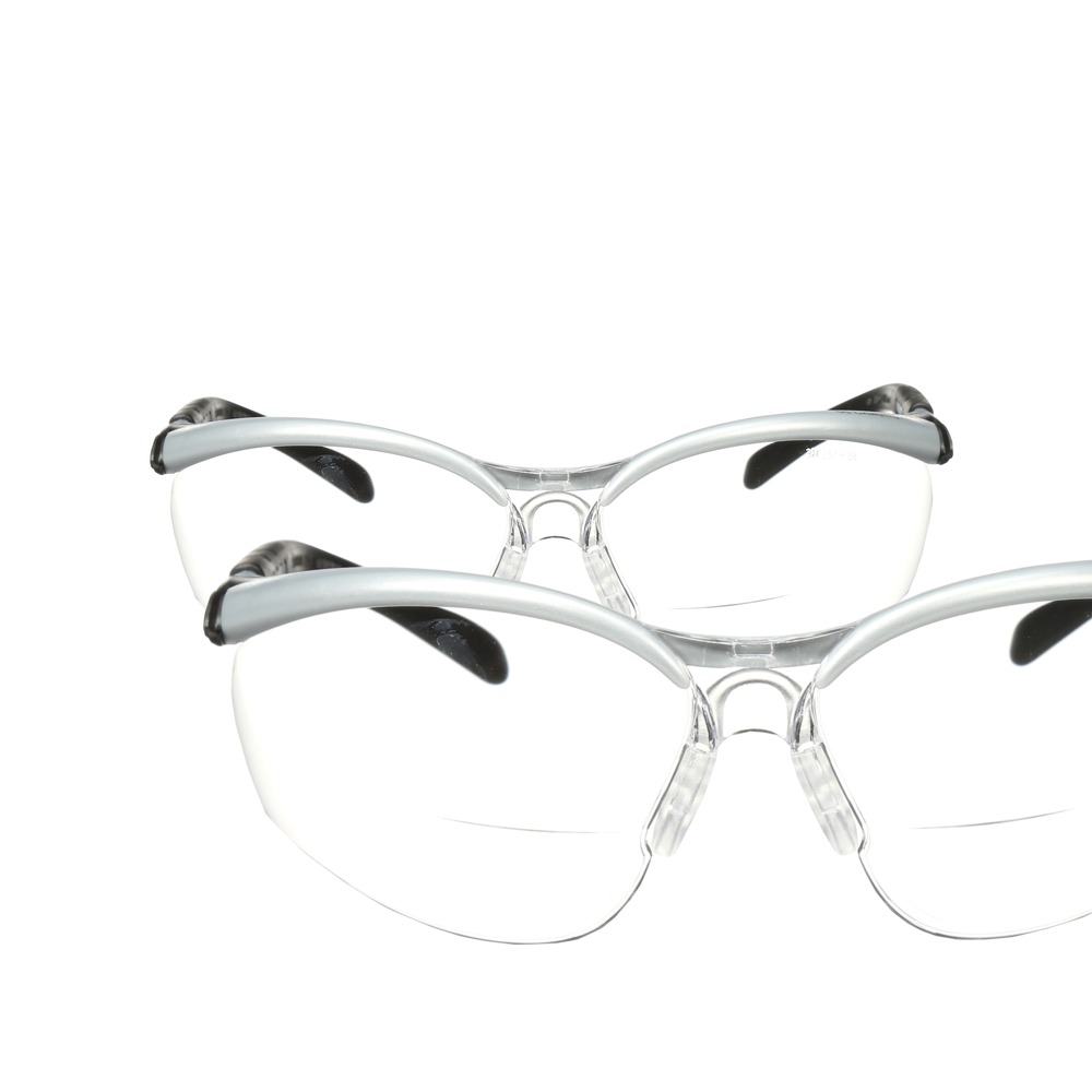 3M™ BX Reader Protective Eyewear, 11376-00000-20, clear lens, silver frame, +2.5 dioptre<span class=' ItemWarning' style='display:block;'>Item is usually in stock, but we&#39;ll be in touch if there&#39;s a problem<br /></span>