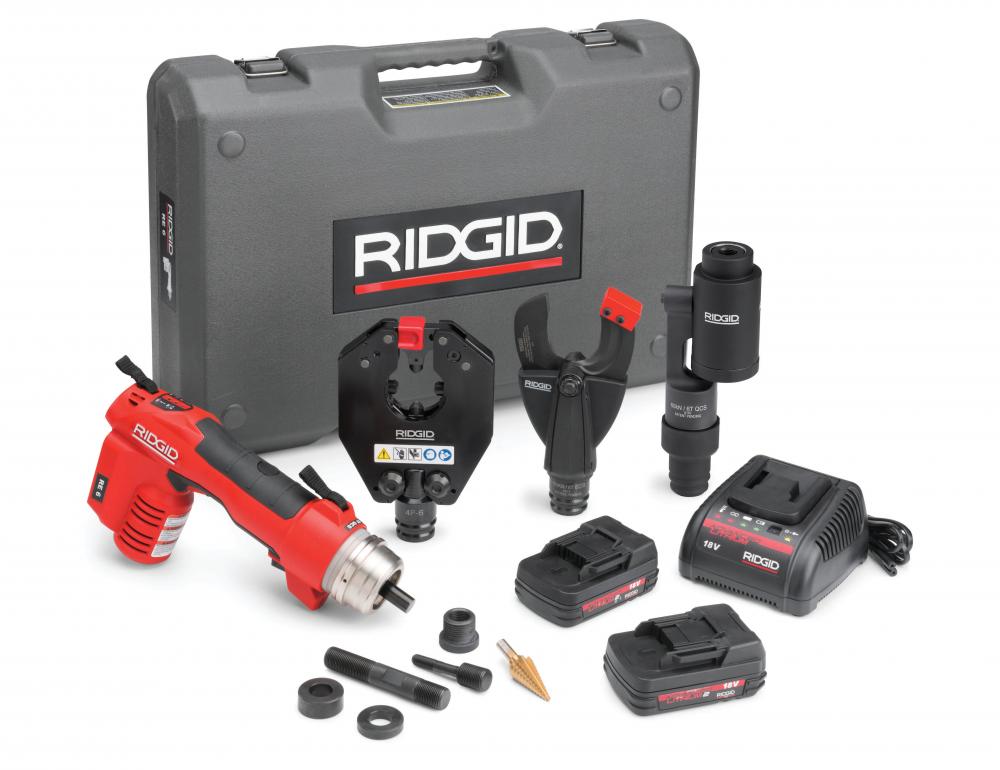 RE 6 Electrical Tool Kit w/SC-60C Scissor Cutter, 4P-6 4PIN™ Dieless Crimp Head and Swiv-L-Punch™ Kn<span class=' ItemWarning' style='display:block;'>Item is usually in stock, but we&#39;ll be in touch if there&#39;s a problem<br /></span>