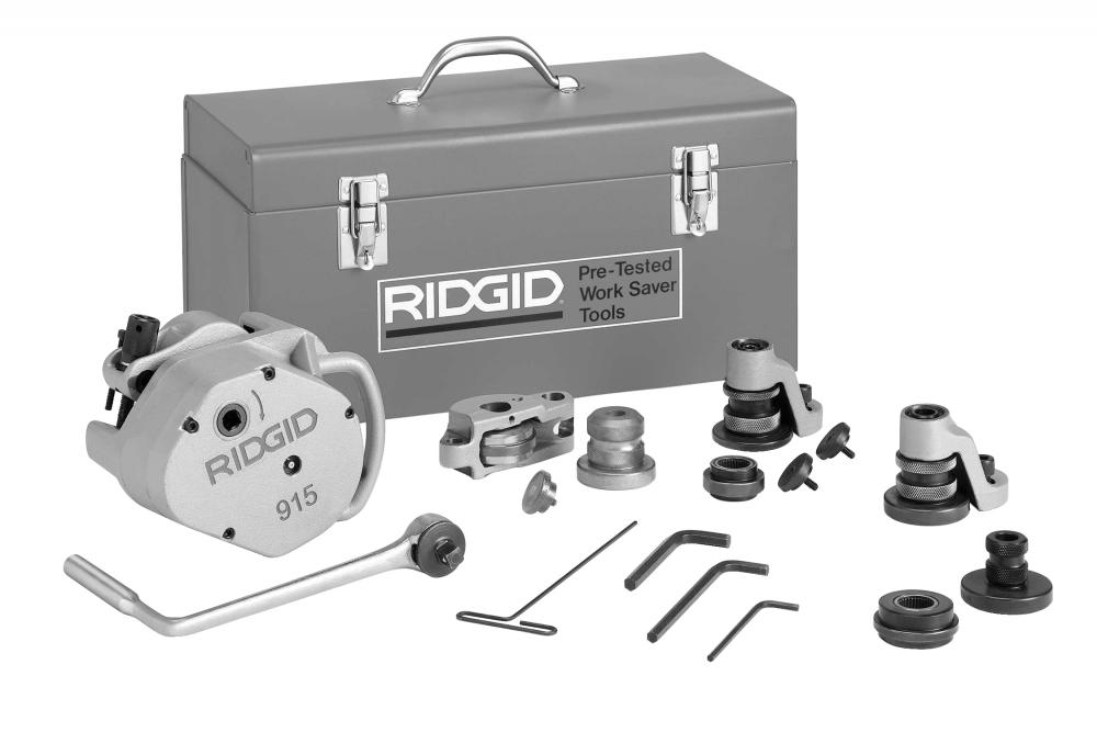 915 Roll Groover with 2&#34; - 6&#34; Sch. 10 (2&#34; - 3 1/2&#34; Sch. 40) Roll Set<span class=' ItemWarning' style='display:block;'>Item is usually in stock, but we&#39;ll be in touch if there&#39;s a problem<br /></span>