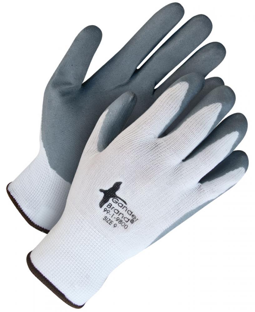 Seamless Knit White Nylon Grey Foam Nitrile Palm<span class=' ItemWarning' style='display:block;'>Item is usually in stock, but we&#39;ll be in touch if there&#39;s a problem<br /></span>