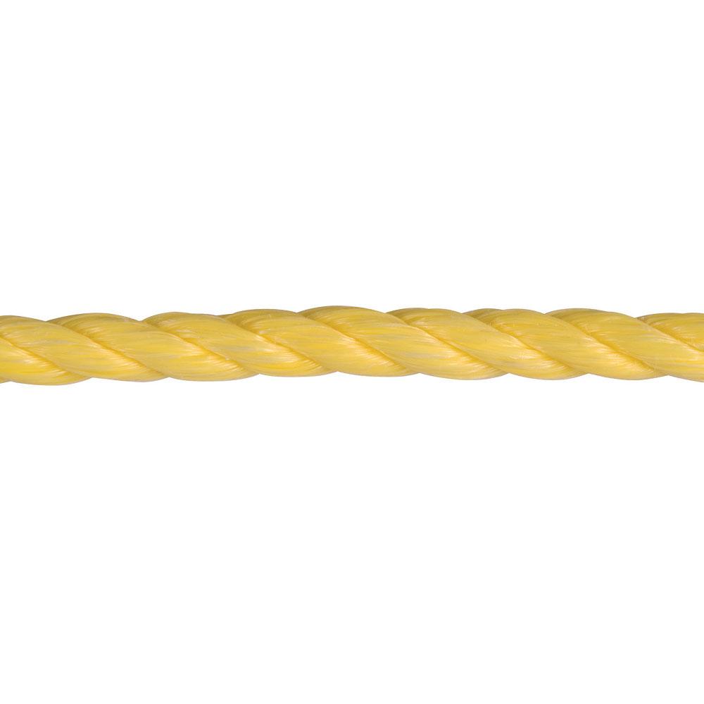 TWISTED POLYPRO ROPE YELLOW 5/8X200&#39;<span class='Notice ItemWarning' style='display:block;'>Item has been discontinued<br /></span>