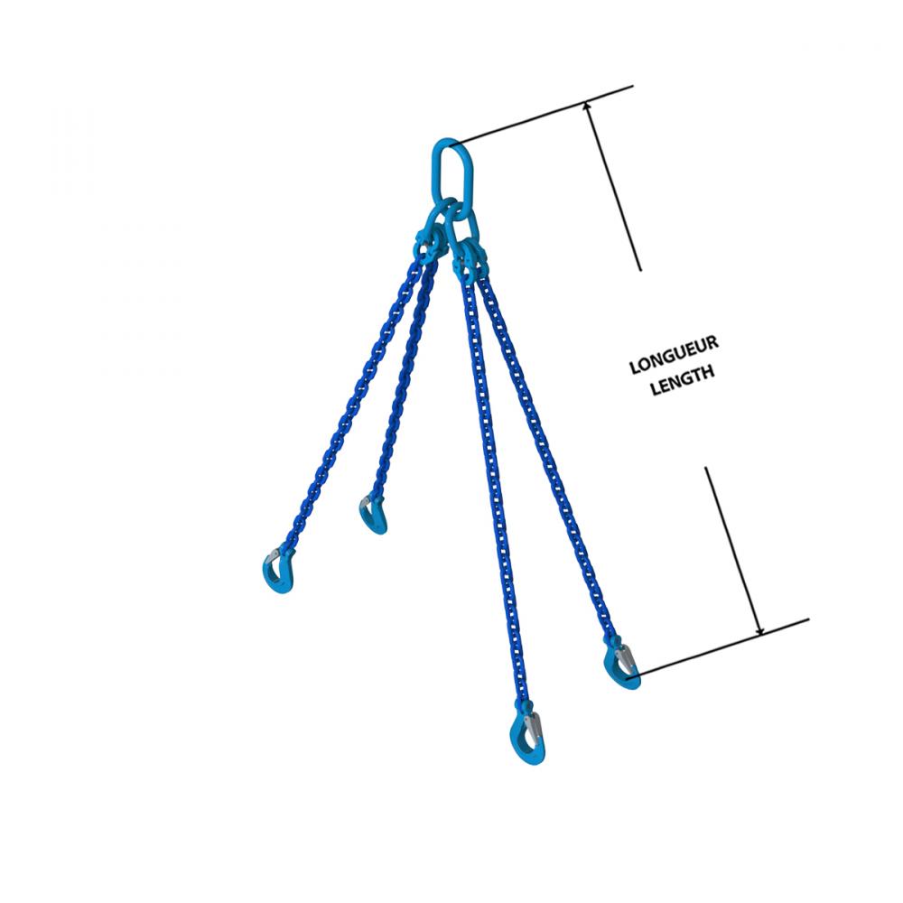 CHAIN SLING G100 QOS 3/8&#34;X12&#39; S317<span class=' ItemWarning' style='display:block;'>Item is usually in stock, but we&#39;ll be in touch if there&#39;s a problem<br /></span>