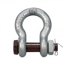 Ben-Mor SPAS2130BP014 - ANCHOR SHACKLE GALVANIZED BROWN PIN 1/2 T 1/4"