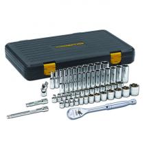 GearWrench 80550P - 56 Pc. 3/8" Drive 120XP™ 6 Point SAE/Metric Standard and Deep Mechanics Tool Set