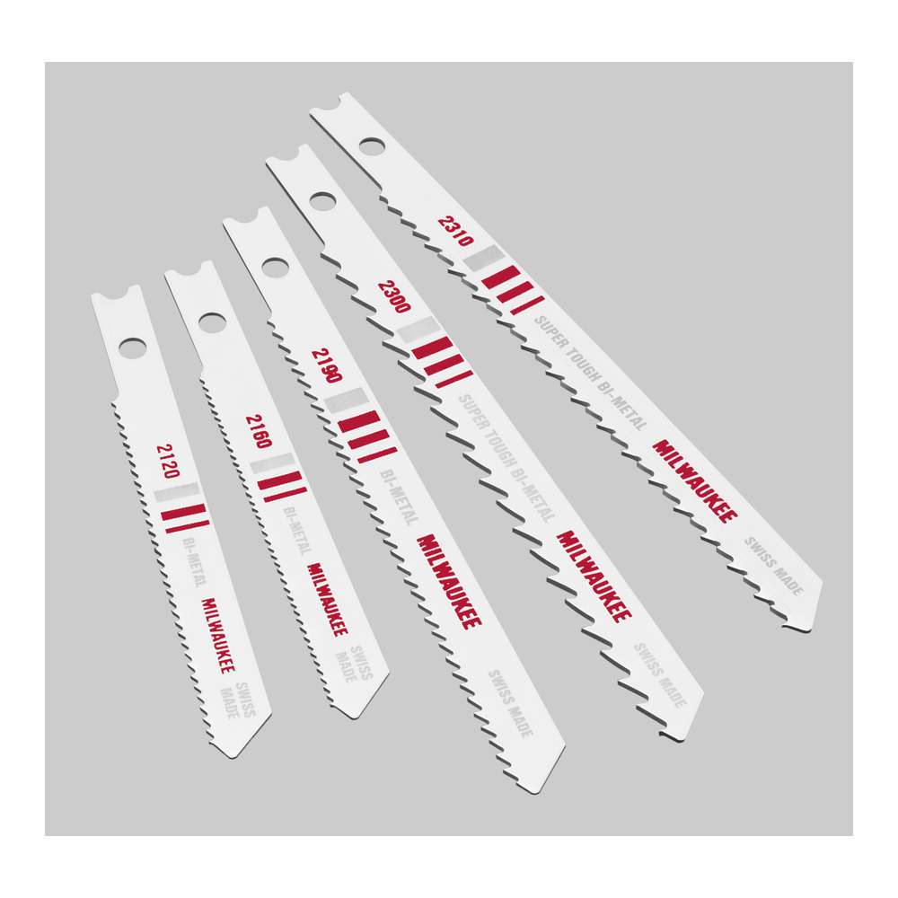 5 Pc. Jig Saw Blade Assortment<span class=' ItemWarning' style='display:block;'>Item is usually in stock, but we&#39;ll be in touch if there&#39;s a problem<br /></span>