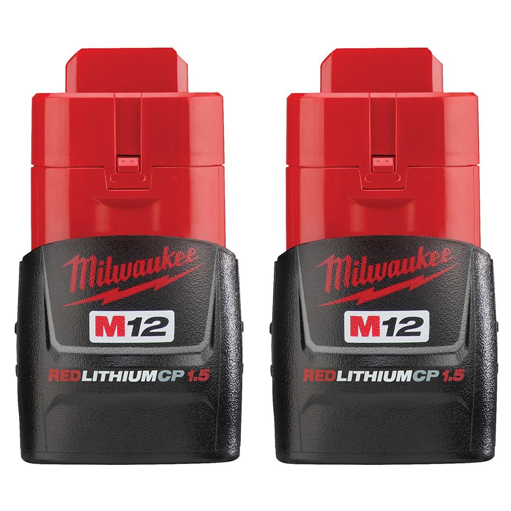 M12™ REDLITHIUM™ 1.5Ah Battery Pack<span class=' ItemWarning' style='display:block;'>Item is usually in stock, but we&#39;ll be in touch if there&#39;s a problem<br /></span>