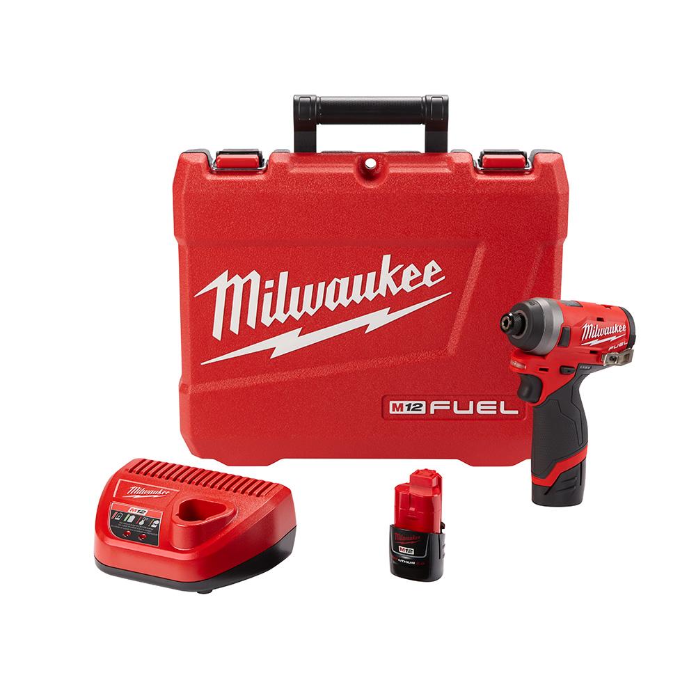 M12 FUEL™ 1/4 in. Hex Impact Driver Kit<span class='Notice ItemWarning' style='display:block;'>Item has been discontinued<br /></span>