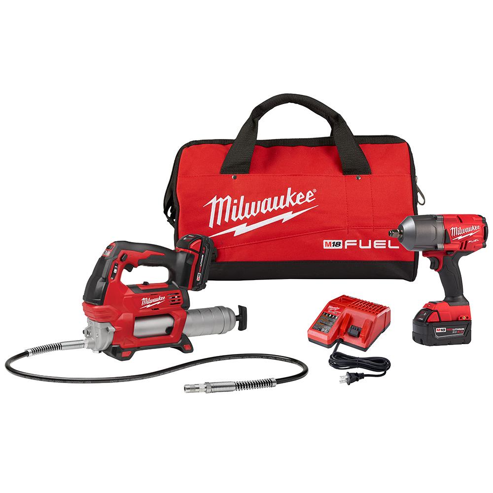 M18 FUEL™ HTIW with Grease Gun Kit<span class='Notice ItemWarning' style='display:block;'>Item has been discontinued<br /></span>