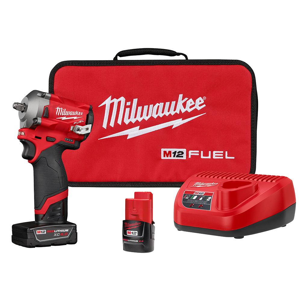 M12 FUEL™ Stubby 3/8 in. Impact Wrench Kit<span class=' ItemWarning' style='display:block;'>Item is usually in stock, but we&#39;ll be in touch if there&#39;s a problem<br /></span>