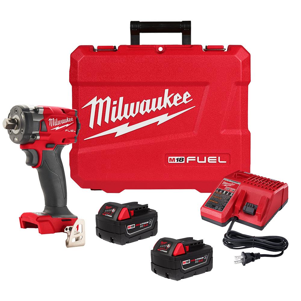 M18 FUEL™ 1/2&#34; Compact Impact Wrench w/ Pin Detent Kit<span class=' ItemWarning' style='display:block;'>Item is usually in stock, but we&#39;ll be in touch if there&#39;s a problem<br /></span>