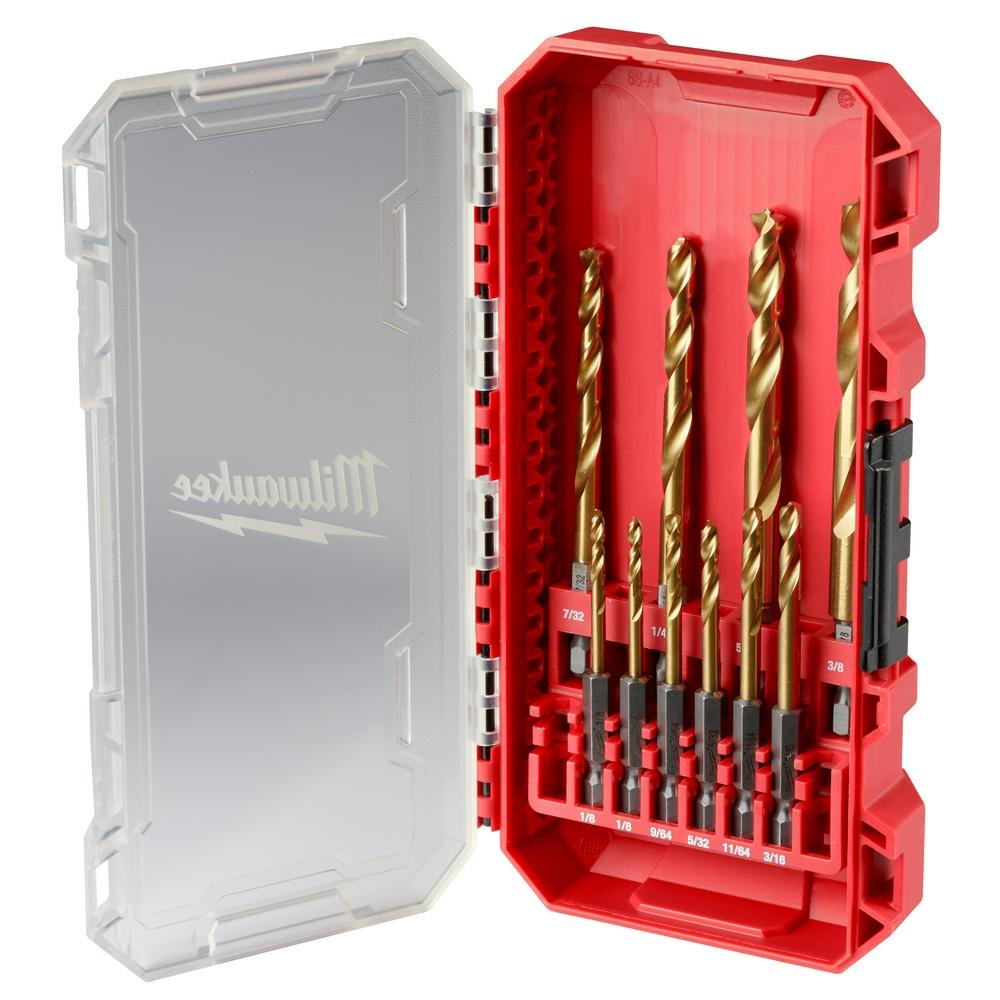 SHOCKWAVE Impact Duty™ RED HELIX™ Titanium Drill Bit Set – 10PC<span class=' ItemWarning' style='display:block;'>Item is usually in stock, but we&#39;ll be in touch if there&#39;s a problem<br /></span>