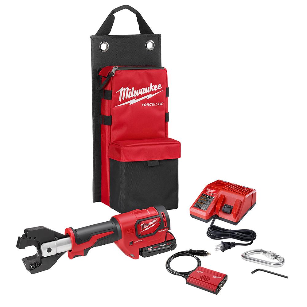 M18™ FORCE LOGIC™ Cable Cutter Kit with 477 ACSR Jaws<span class=' ItemWarning' style='display:block;'>Item is usually in stock, but we&#39;ll be in touch if there&#39;s a problem<br /></span>