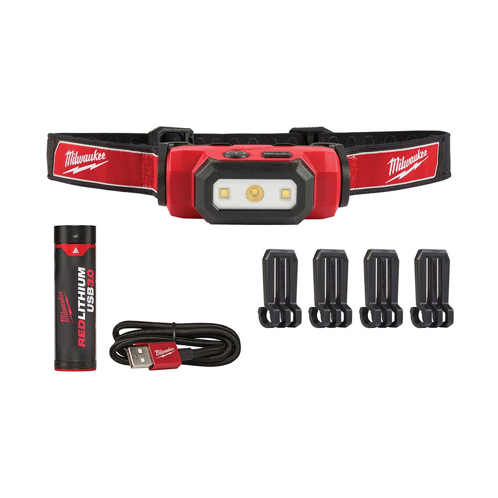 USB Rechargeable Hard Hat Headlamp<span class='Notice ItemWarning' style='display:block;'>Item has been discontinued<br /></span>