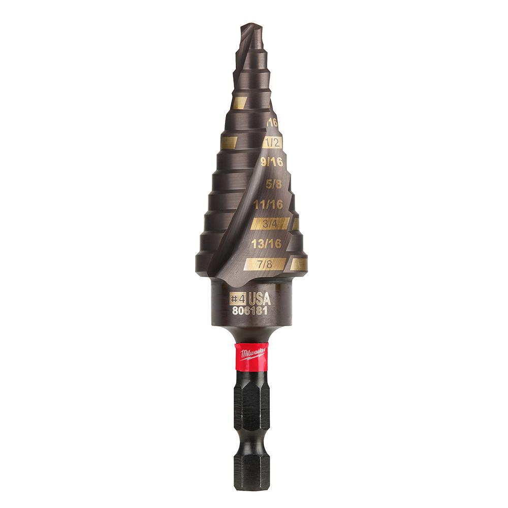 SHOCKWAVE™ Impact Duty™ Step Bit #4 3/16 - 7/8 in.<span class=' ItemWarning' style='display:block;'>Item is usually in stock, but we&#39;ll be in touch if there&#39;s a problem<br /></span>