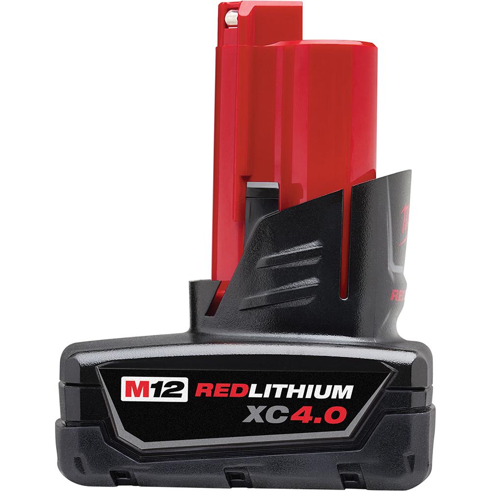 M12™ REDLITHIUM™ XC 4.0Ah Extended Capacity Battery Pack<span class=' ItemWarning' style='display:block;'>Item is usually in stock, but we&#39;ll be in touch if there&#39;s a problem<br /></span>