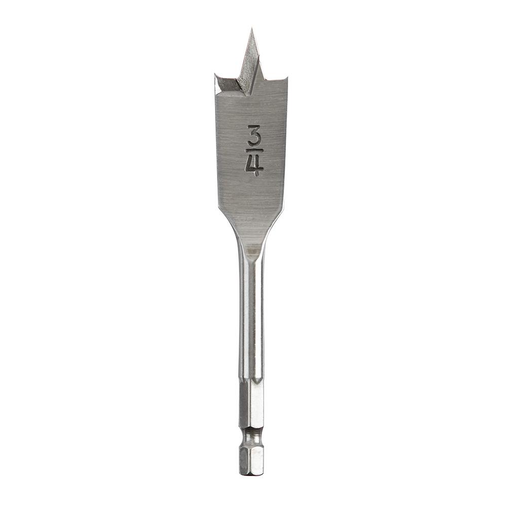 3/4 in. x 4.5 in. Flat Boring Bit<span class=' ItemWarning' style='display:block;'>Item is usually in stock, but we&#39;ll be in touch if there&#39;s a problem<br /></span>