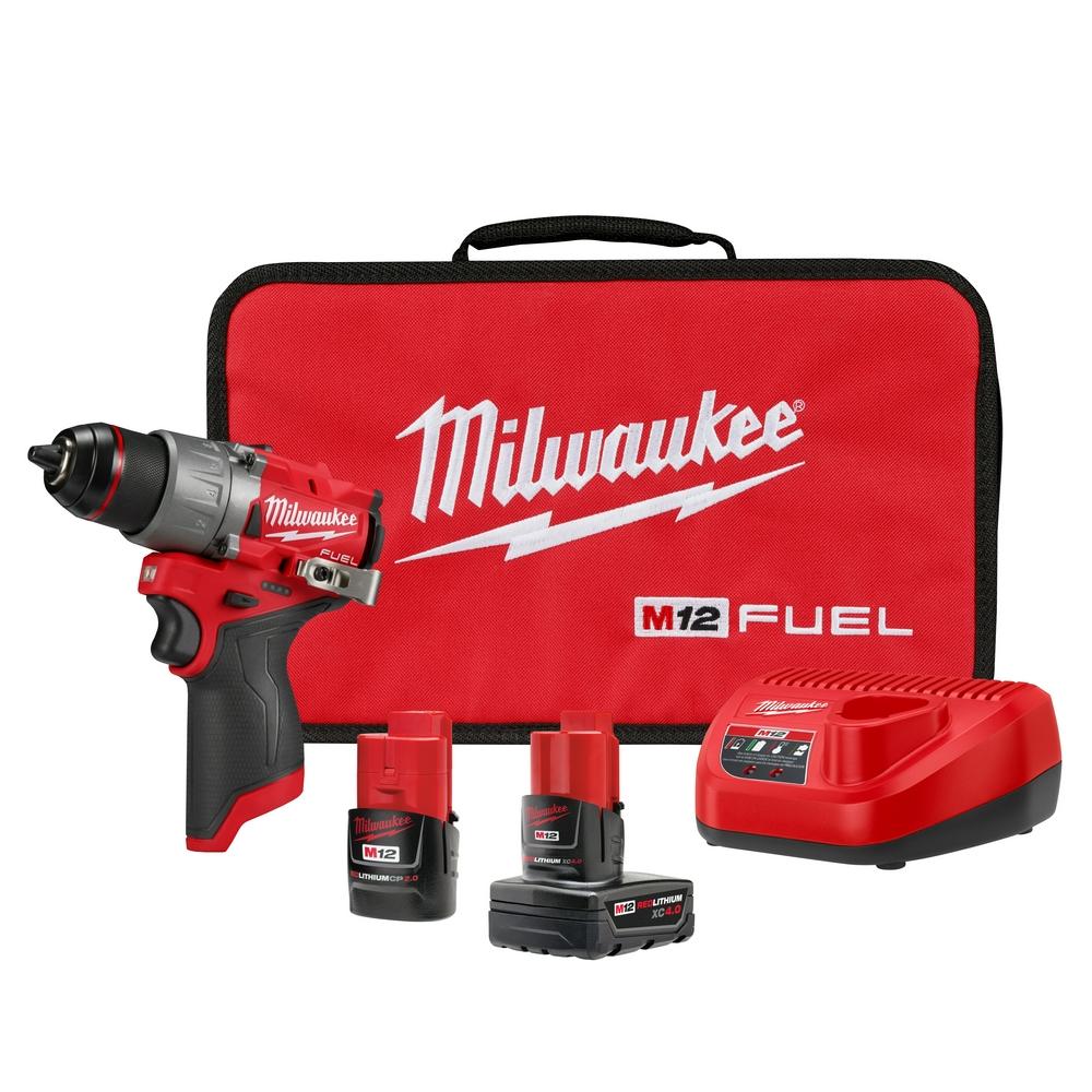 M12 FUEL™ 1/2&#34; Drill/Driver Kit<span class=' ItemWarning' style='display:block;'>Item is usually in stock, but we&#39;ll be in touch if there&#39;s a problem<br /></span>