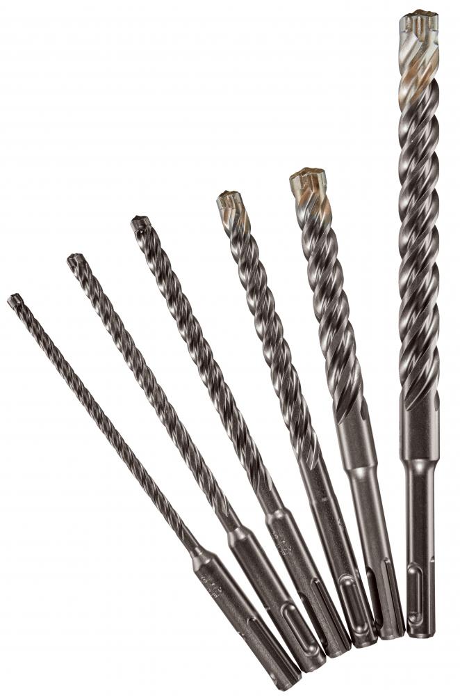 6-Piece MX4™ 4-Cutter SDS-Plus Rotary Hammer-Drill Bit Kit<span class=' ItemWarning' style='display:block;'>Item is usually in stock, but we&#39;ll be in touch if there&#39;s a problem<br /></span>