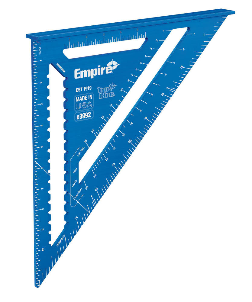 12 in. True Blue® Laser Etched Rafter Square<span class=' ItemWarning' style='display:block;'>Item is usually in stock, but we&#39;ll be in touch if there&#39;s a problem<br /></span>