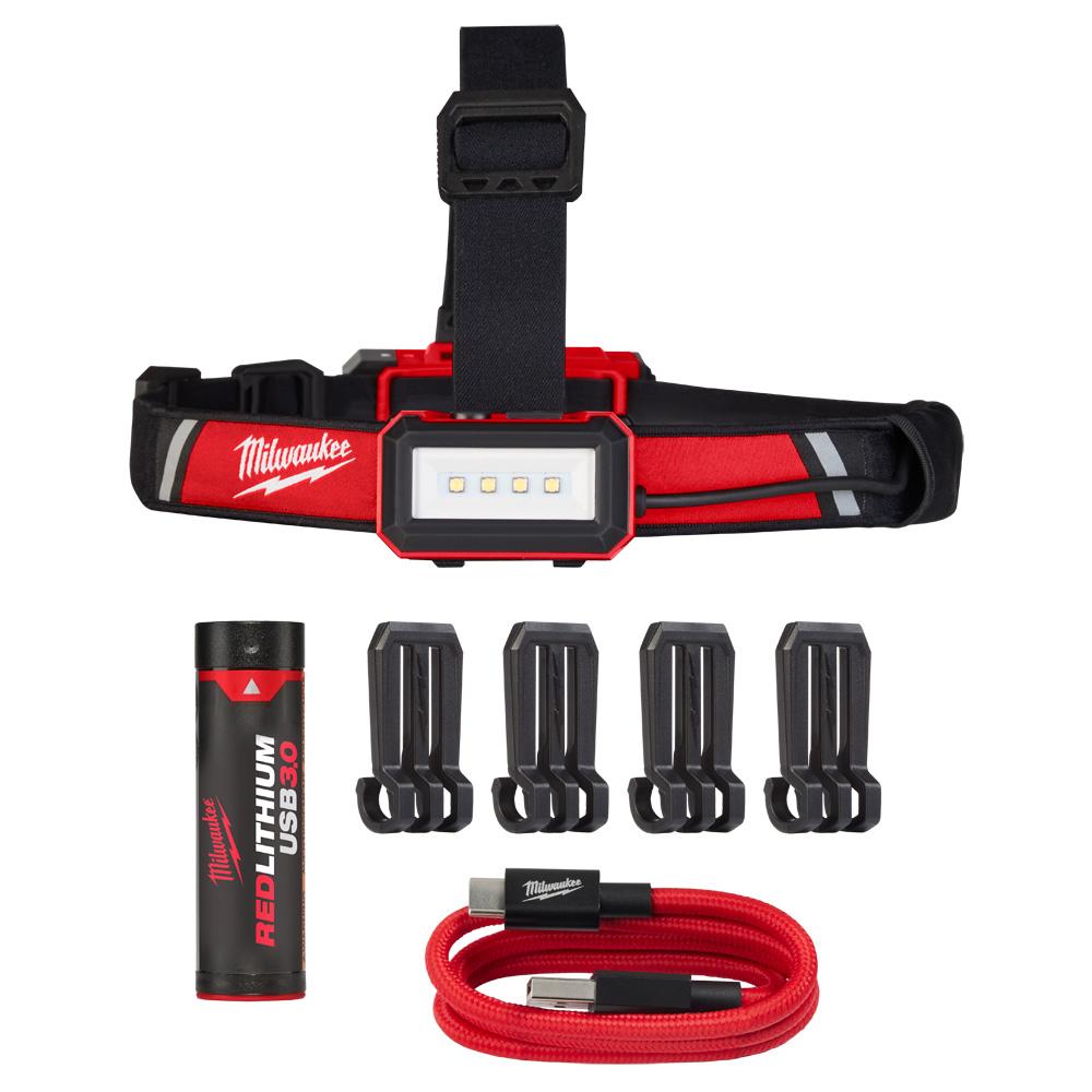 REDLITHIUM™ USB Low-Profile Headlamp<span class=' ItemWarning' style='display:block;'>Item is usually in stock, but we&#39;ll be in touch if there&#39;s a problem<br /></span>