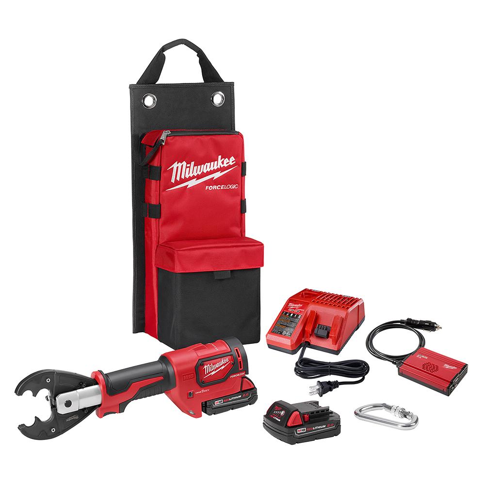 M18™ FORCE LOGIC™ 6T Utility Crimping Kit with D3 Grooves and Fixed O Die<span class=' ItemWarning' style='display:block;'>Item is usually in stock, but we&#39;ll be in touch if there&#39;s a problem<br /></span>