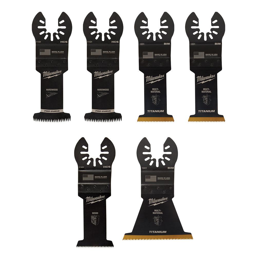 6PC MULTI-TOOL BLADE KIT<span class=' ItemWarning' style='display:block;'>Item is usually in stock, but we&#39;ll be in touch if there&#39;s a problem<br /></span>