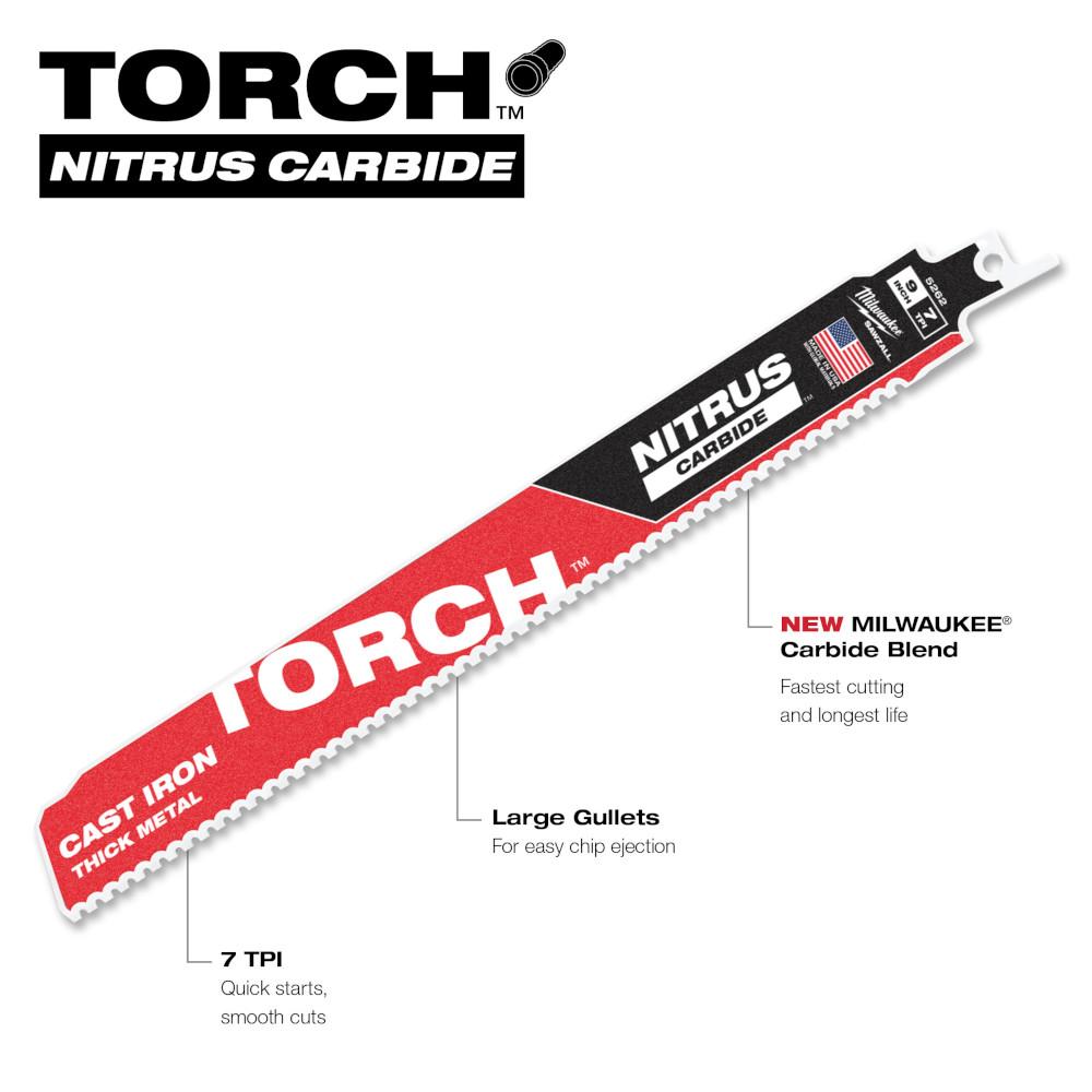 9 in. 7TPI The TORCH for Cast Iron with NITRUS CARBIDE SAWZALL ...