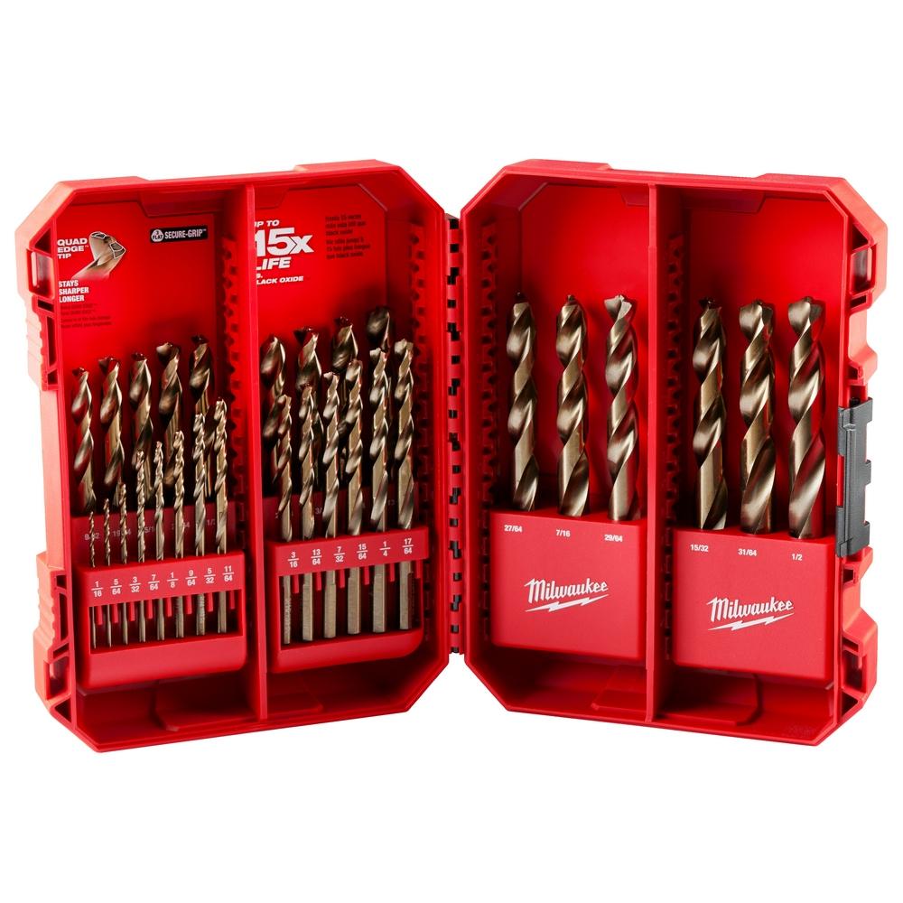 RED HELIX™ Cobalt Drill Bit Set – 29PC<span class=' ItemWarning' style='display:block;'>Item is usually in stock, but we&#39;ll be in touch if there&#39;s a problem<br /></span>