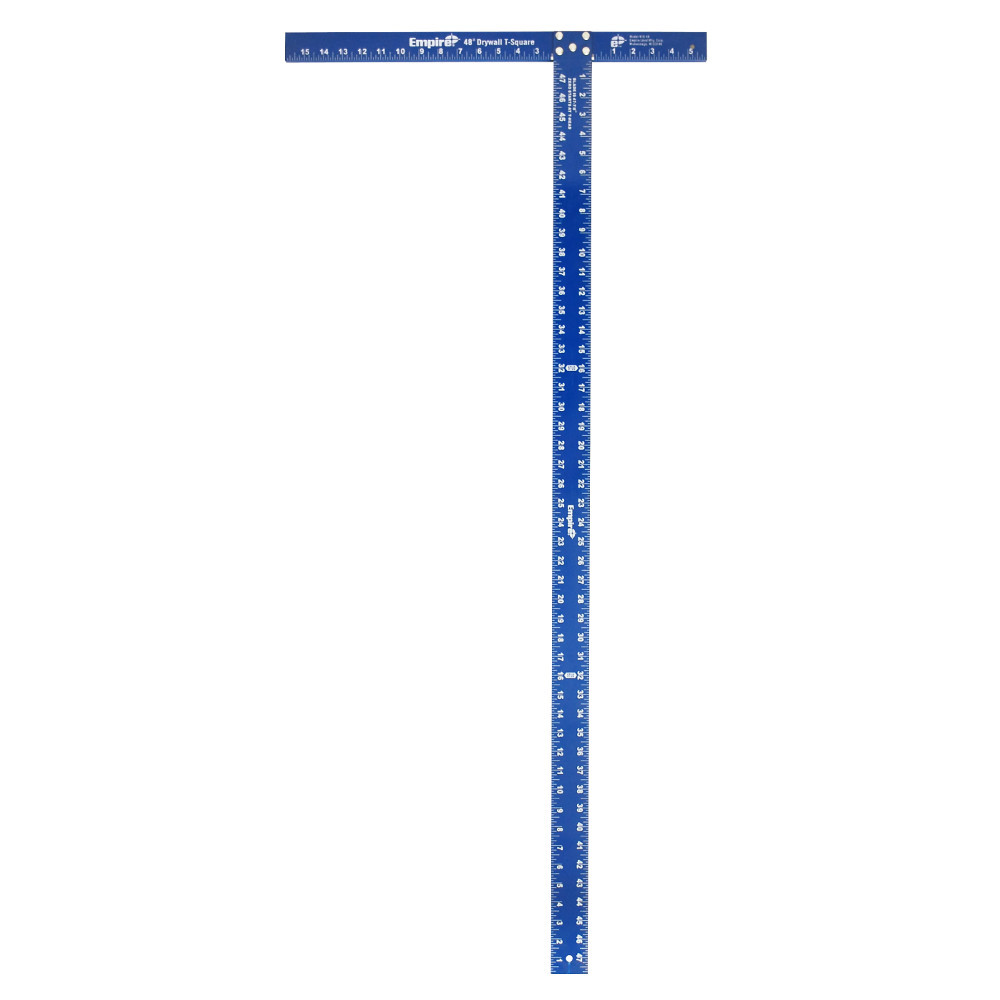 48 in. Blue Drywall T-Square<span class=' ItemWarning' style='display:block;'>Item is usually in stock, but we&#39;ll be in touch if there&#39;s a problem<br /></span>