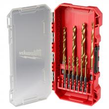 Milwaukee 48-89-4633 - SHOCKWAVE Impact Duty™ RED HELIX™ Titanium Drill Bit Set – 10PC