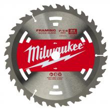 Milwaukee 48-41-0710 - 7-1/4 in. 24T Basic Framer Circular Saw Blade