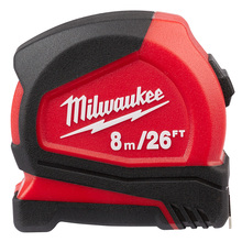 Milwaukee 48-22-6626 - 8 m/26 ft. Compact Tape Measure