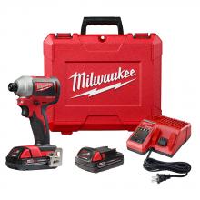 Milwaukee 2850-22CT - 1/4 in. Hex Impact Driver Kit