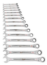 Milwaukee 48-22-9416 - 15pc Ratcheting Combination Wrench Set - SAE