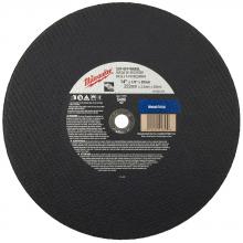 Milwaukee 49-94-1470 - 14 in. x 1/8 in. x 20 mm Cut-Off Wheel (Type 1)