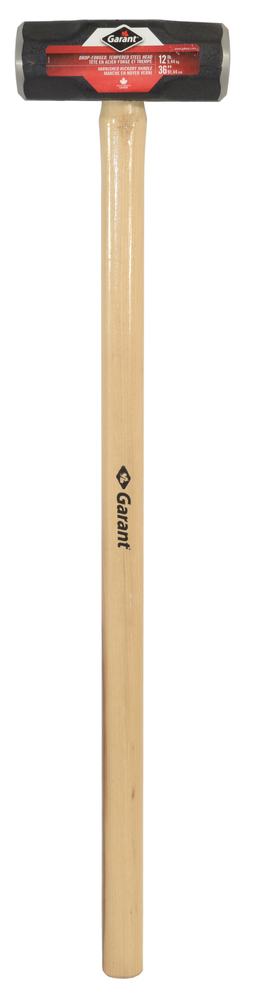 Sledge hammer, 12 lbs, 36&#34; hickory hdle<span class=' ItemWarning' style='display:block;'>Item is usually in stock, but we&#39;ll be in touch if there&#39;s a problem<br /></span>