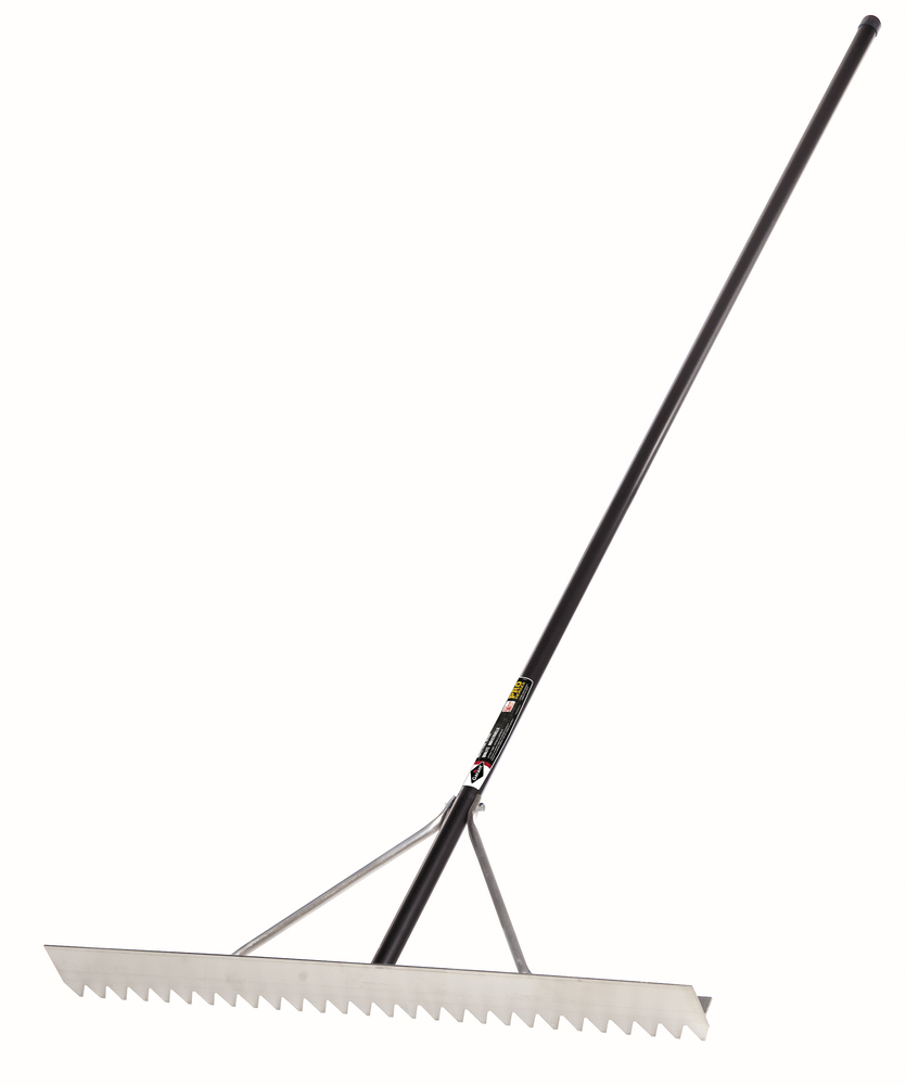 Asphalt Rake, 36&#34; alum. head, 82&#34; hdle, Garant Pro<span class=' ItemWarning' style='display:block;'>Item is usually in stock, but we&#39;ll be in touch if there&#39;s a problem<br /></span>