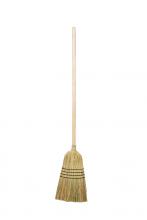 Garant GCBHD - Corn broom for warehouse, 4-sew and wire band, wood handle, Garant
