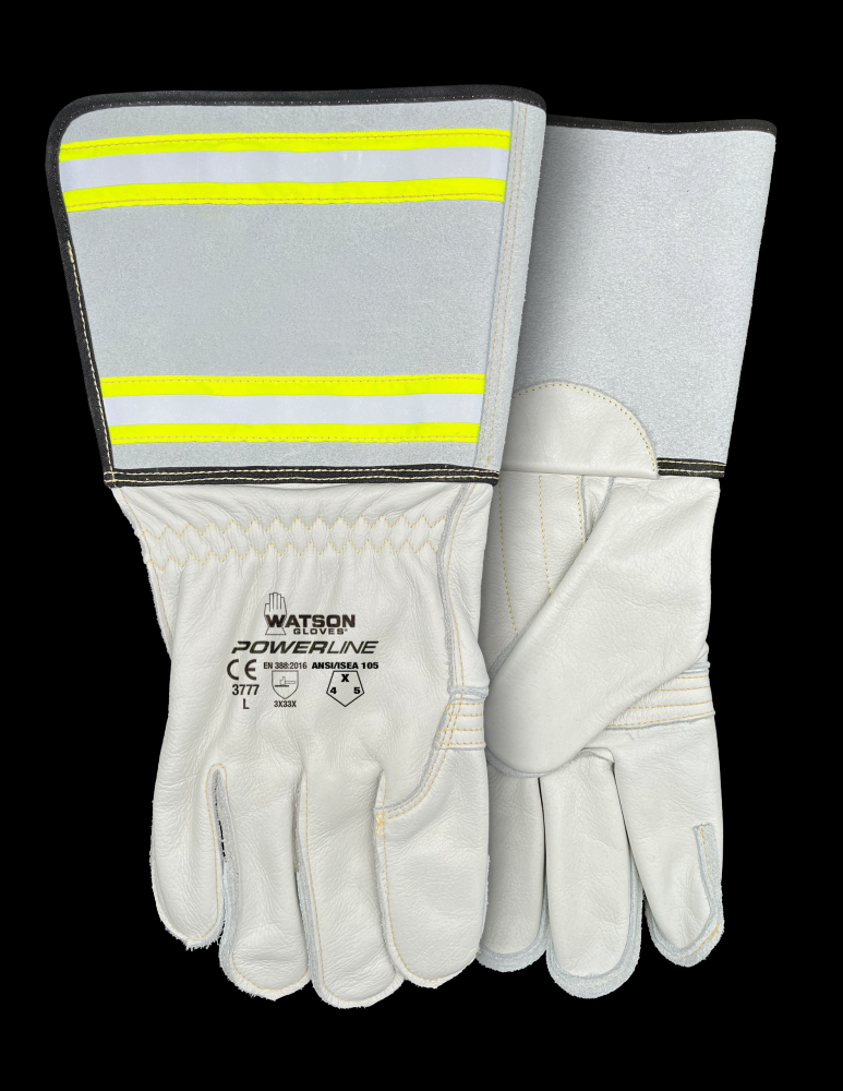 CIRCUIT BREAKER FULLGRAIN COW REFLECTIVE GAUNTLET UTILITY - M<span class=' ItemWarning' style='display:block;'>Item is usually in stock, but we&#39;ll be in touch if there&#39;s a problem<br /></span>