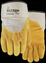 Watson Gloves 3123 - RUBBER FLEX CRINKLED RUBBER 3/4 DIPPED COATED