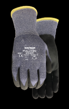 Watson Gloves 367-L - STEALTH FALCON A3 15GG FOAM NITRILE COATED - L